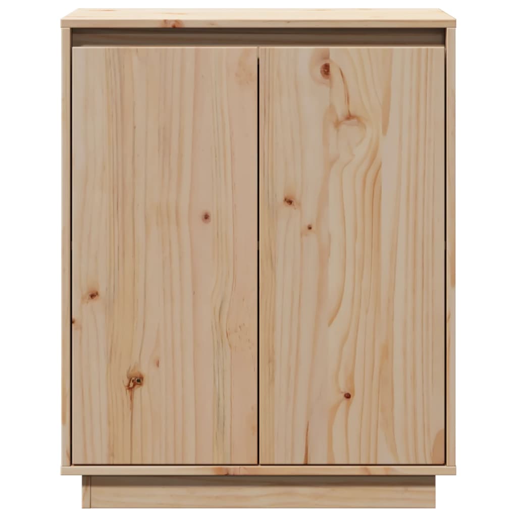 Aparador De Madera Maciza De Pino 60x34x75 Cm / Vetonek_4