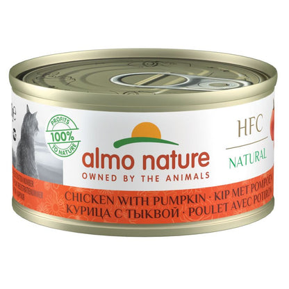 24ux70gr Sobre De Comida Natural Almo Para Gato Hfc De Pollo Y Calabaza_0