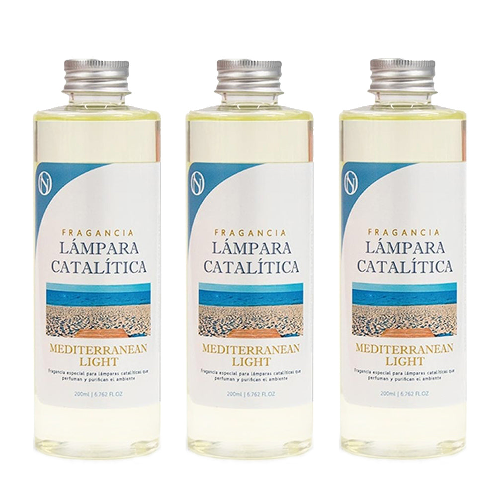 Lámpara Catalítica Mosaico Fucsia + Aroma Mediterranean Light 500ml - Elimina Olores, Impurezas Y Perfuma_0