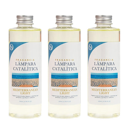 Lámpara Catalítica Mosaico Fucsia + Aroma Mediterranean Light 500ml - Elimina Olores, Impurezas Y Perfuma_0