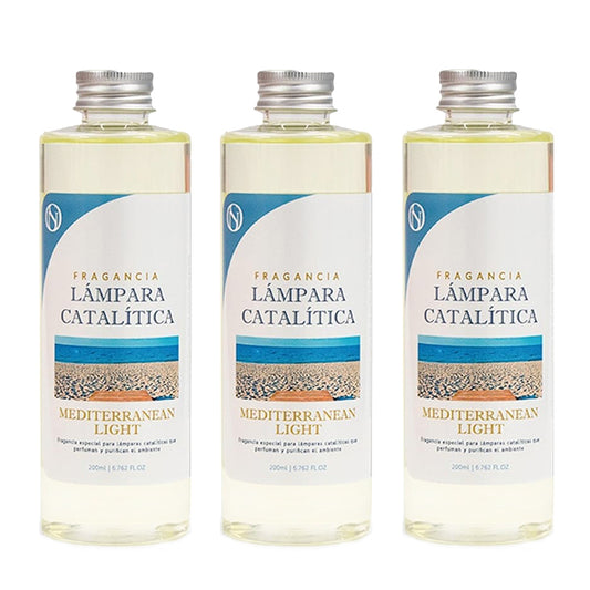 Lámpara Catalítica Mosaico Fucsia + Aroma Mediterranean Light 500ml - Elimina Olores, Impurezas Y Perfuma_0