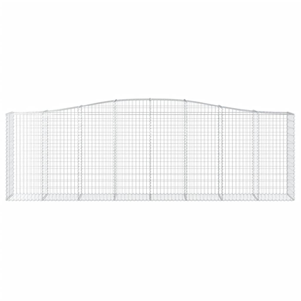 Cestas De Gaviones 15 Uds Forma De Arco Hierro 400x50x120/140cm_3