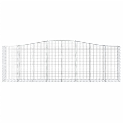Cestas De Gaviones 15 Uds Forma De Arco Hierro 400x50x120/140cm_3
