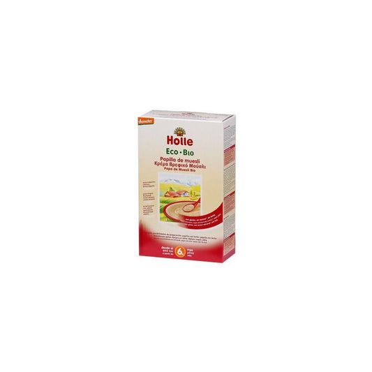 Papa de muesli Holle BIO +6 meses, 250 g