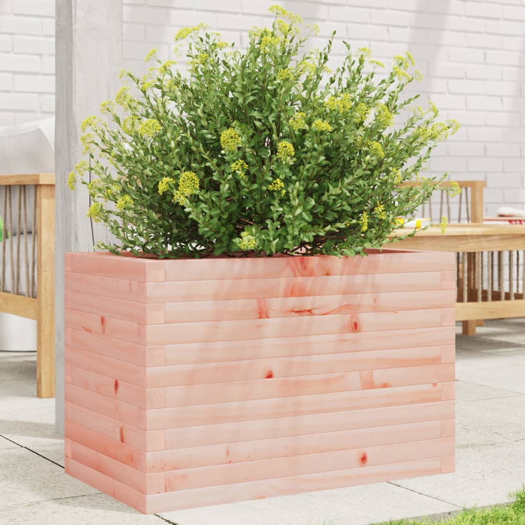 Jardinera Madera Maciza De Abeto Douglas 70x40x45,5 Cm_1
