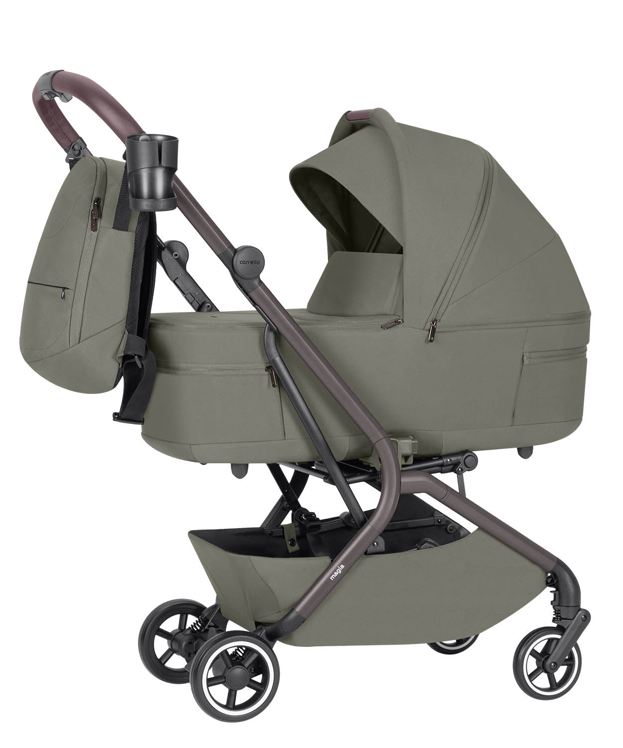 Carrello Carrito De Bebé Magia Dúo 2 En 1 Malted Green_1
