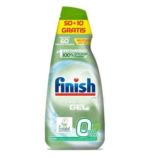 Finish Gel para Lavar Louça 0% Power Gel 60 doses