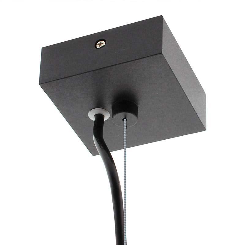 Kit Suspensión Cuadrado Negro, 80x80mm_0