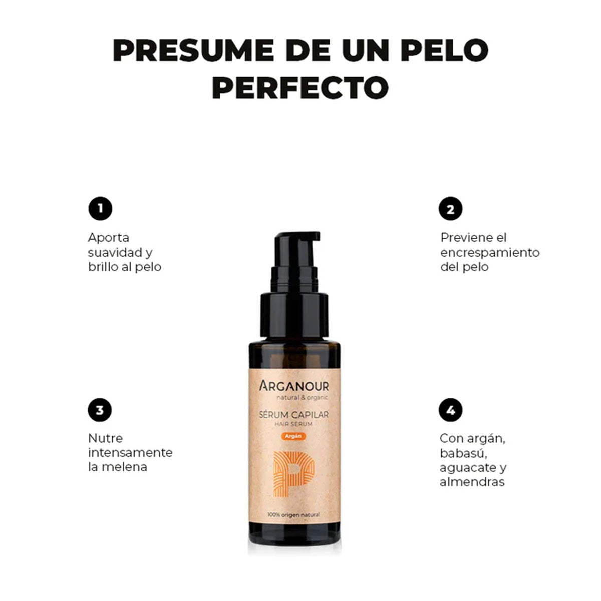 Sérum Capilar com Óleo de Argão Arganour 50 ml