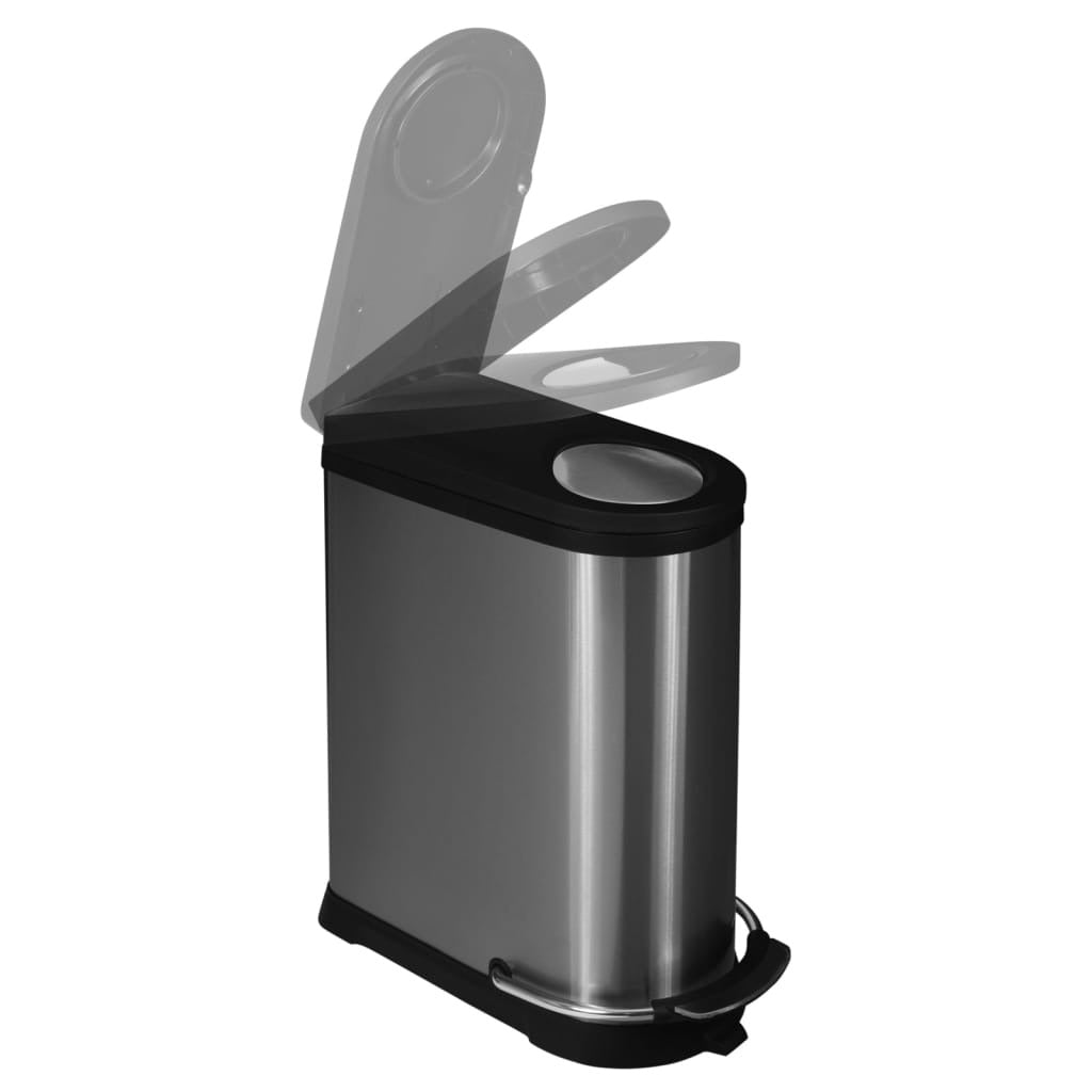Eko Cubo De Pedal Viva 40 L Plateado Mate_2