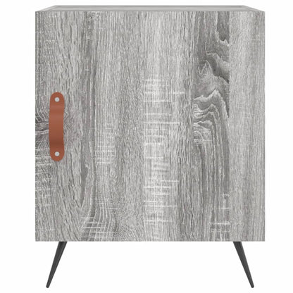 Mesita De Noche Madera De Ingeniería Gris Sonoma 40x40x50 Cm_2