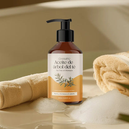 QKnatur - Champú Aceite Del Árbol Del Té 250 Ml. Elimina Caspa. Para El Picor Y La Irritación. Cuero Cabelludo Sensible_1
