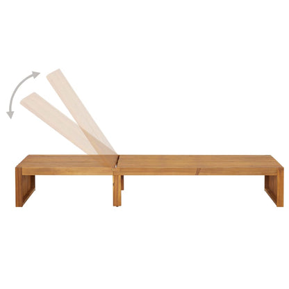 Tumbona Con Cojín Madera Maciza De Acacia_3