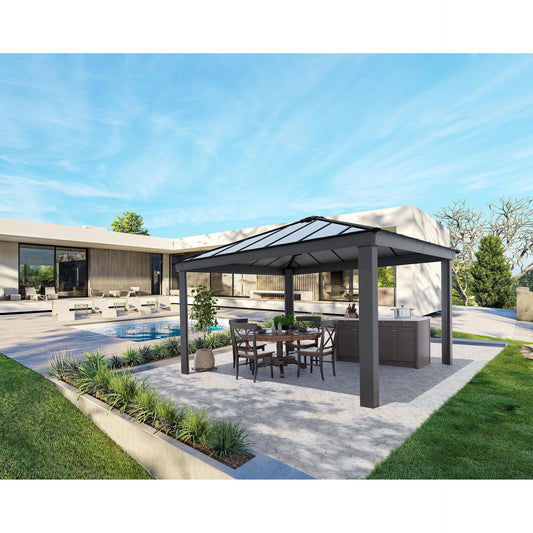 Gazebo sombreado Dallas 422x422 cm 