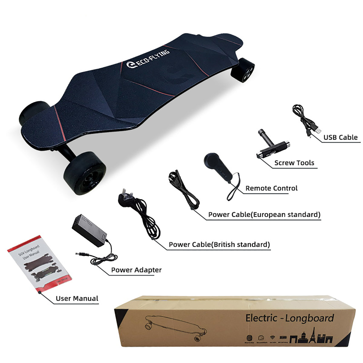 Skate Eléctrico Hi-flying Jupiter-02 450wx2-36v-6ah (216wh) - Rueda 90mm_2