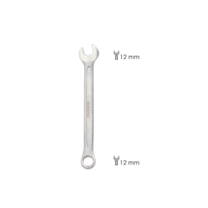 Llave Combinada Plus 12x12 Acero Cromo Vanadio Din 3113. Llave Doble Boca, Llave Fija, Llave Estrella_1