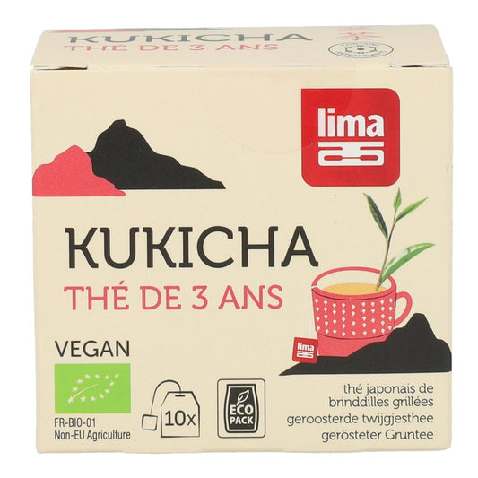 Chá Kukicha 3 anos ECO Lima 10 saquetas