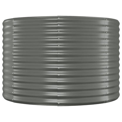 Jardinera Arriate Acero Galvanizado Gris 249x100x68 Cm_3