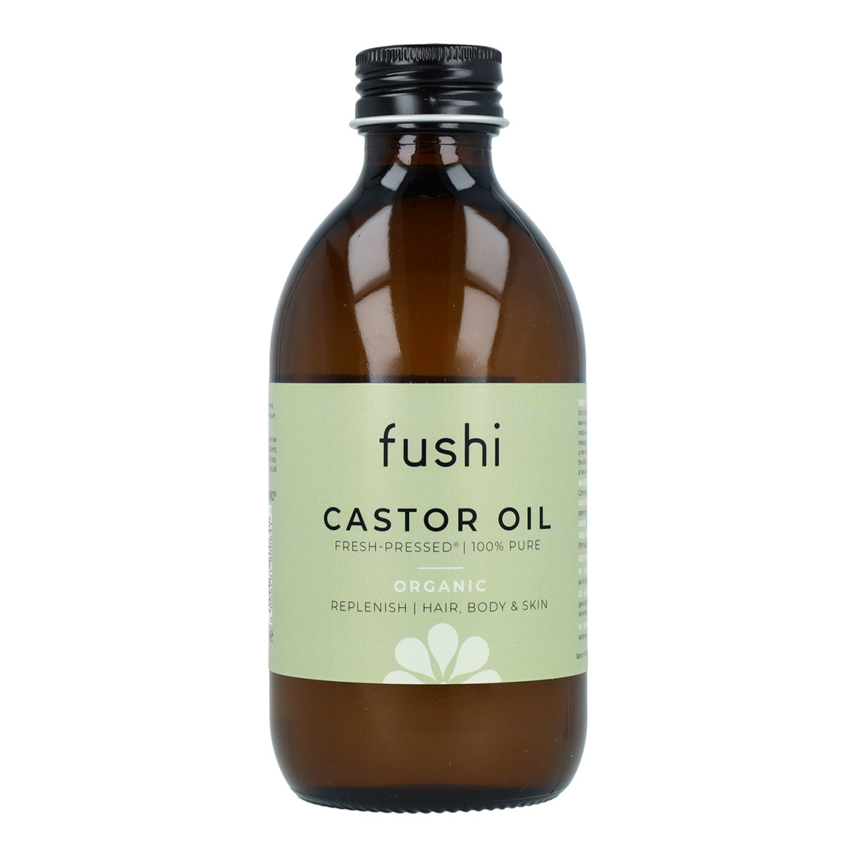 Óleo de Rícino Virgem Biológico Prensado a Frio Fushi 250ml