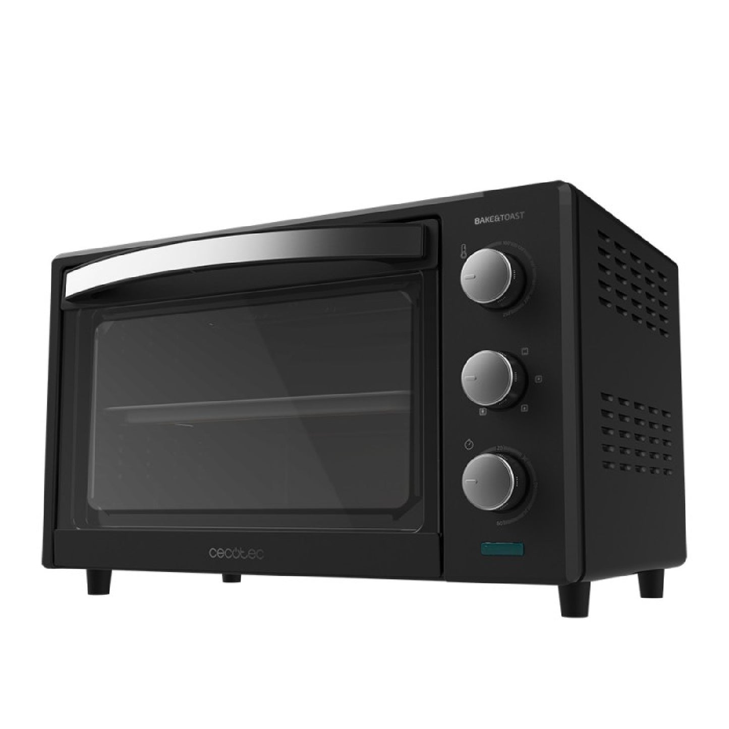 Cecotec Horno De Sobremesa De Convección 28 L Bake&toast 2800 Black. 1600 W Multifunción 6 Modos De Calor Temporizador T_0