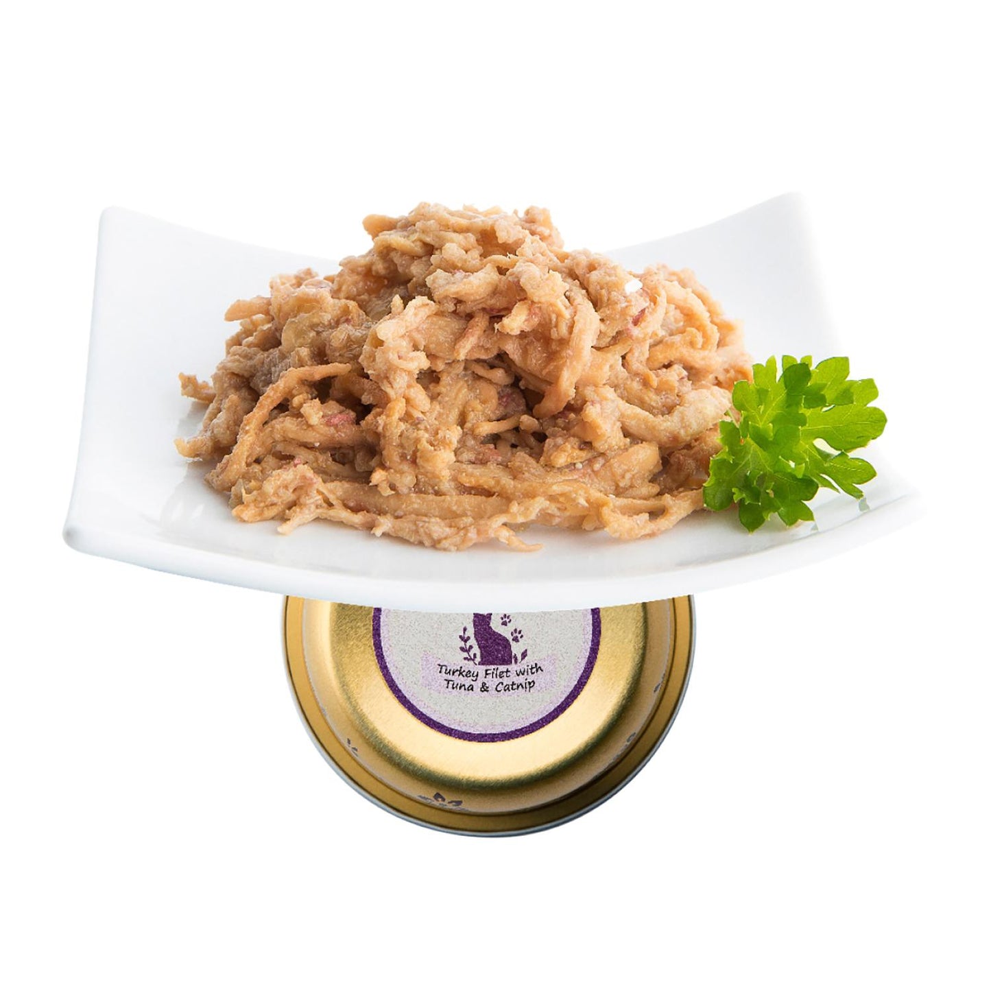 New Cat Deliciosos Filetes de Peru e Atum Recipiente 85g