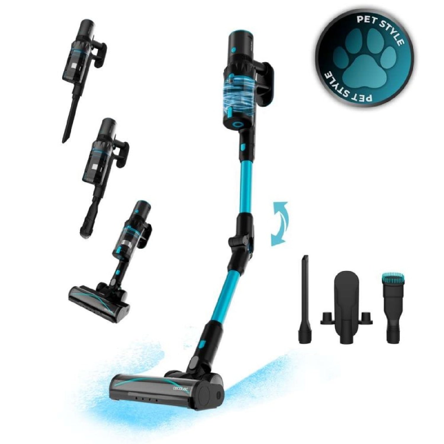 Cecotec Aspirador Vertical Bldc Conga Rockstar 3500 Storm Pet Flex_0