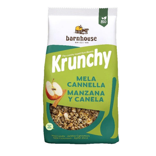 Muesli Krunchy de Maçã-do-Sol e Canela Barnhouse 375 g