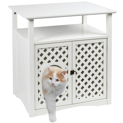 Kerbl Mueble Arenero Para Gatos Helena 64x46x65 Cm Blanco 82662_4