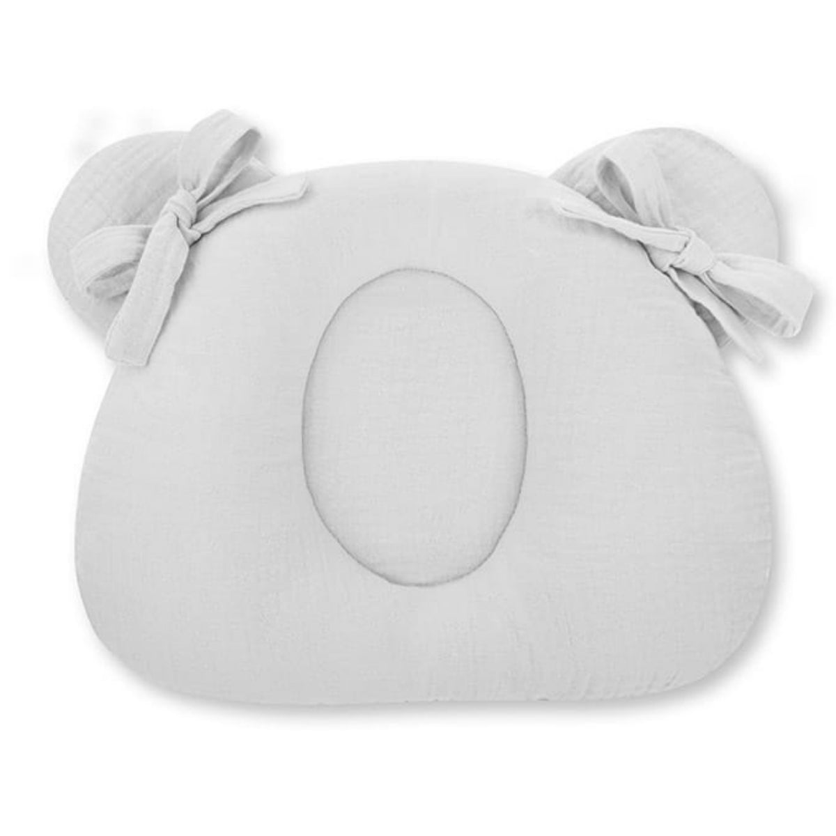Almohada Cojin Plagiocefalia Bebés Muselina Grey_0