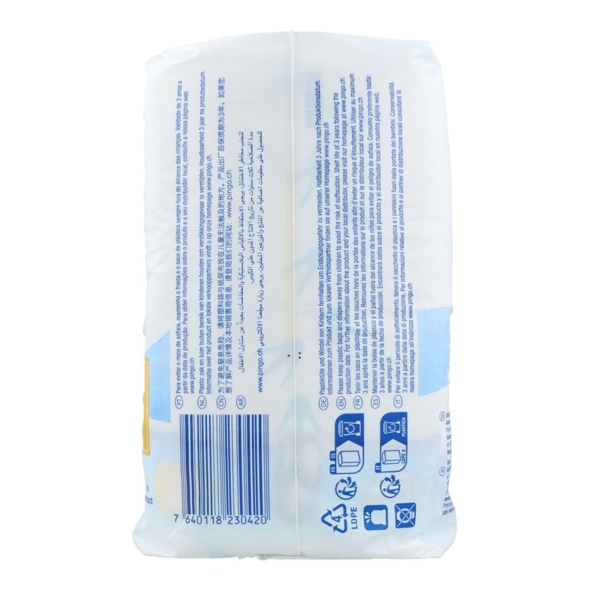Fraldas T2 (3-6kg) Pingo 42 Unidades