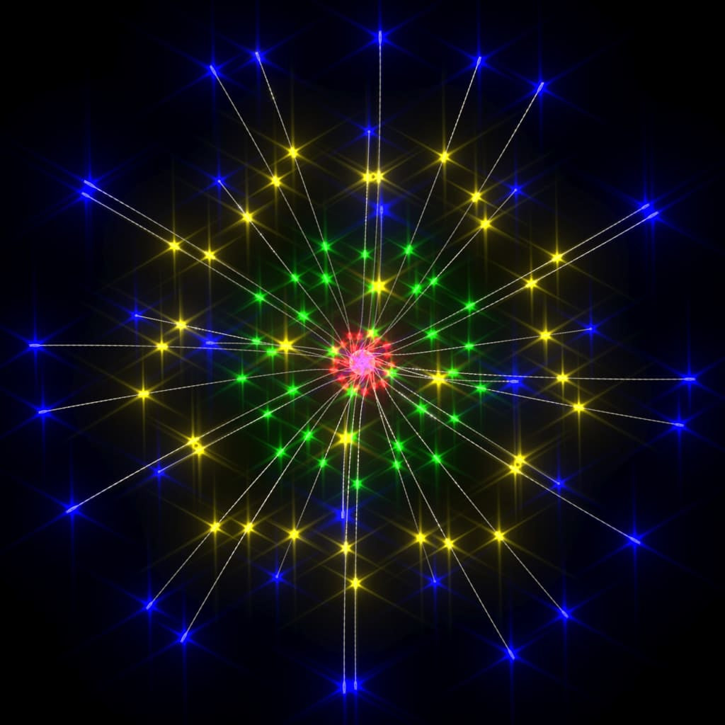 Vidaxl Luces De Petardo De Navidad Exterior 10 Uds Multicolor 1400 Led_4