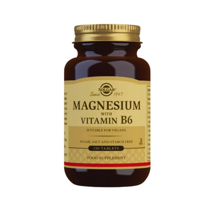 Magnésio com Vitamina B6 -Solgar