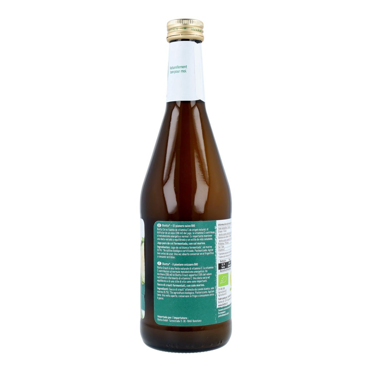 Sumo de couve fermentado 500 ml Biotta