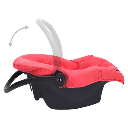 Vidaxl Sillita De Coche Para Bebés Rojo 42x65x57 Cm_4