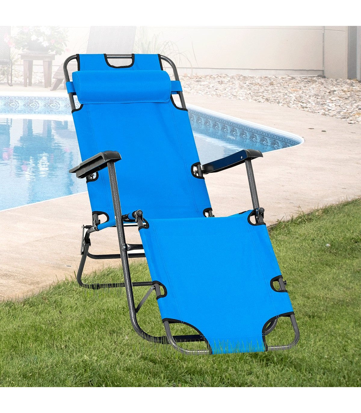 Tumbona Plegable Con Respaldo Reclinable_1