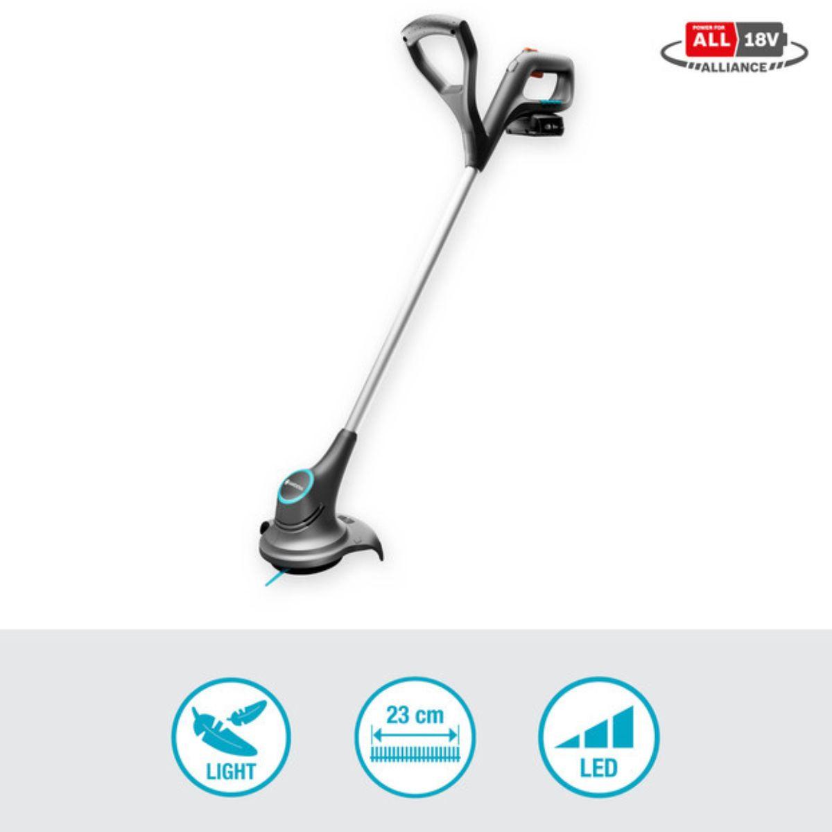 Conjunto de aparadores de orlas alimentados por bateria Gardena SmallCut 23/18 V P4A