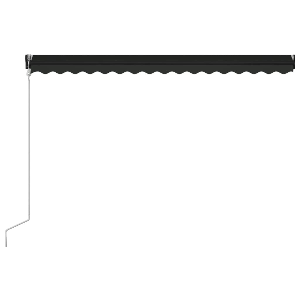 Vidaxl Toldo Retráctil Automático Gris Antracita 450x300 Cm_4