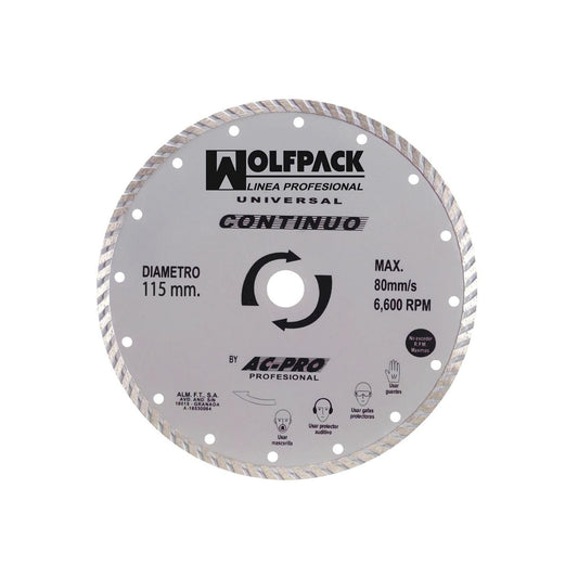 Disco Diamante 115 Mm. General Obra Continuo