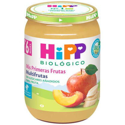 Pote Multifrutas Biológico HiPP + 6 Meses 190 g