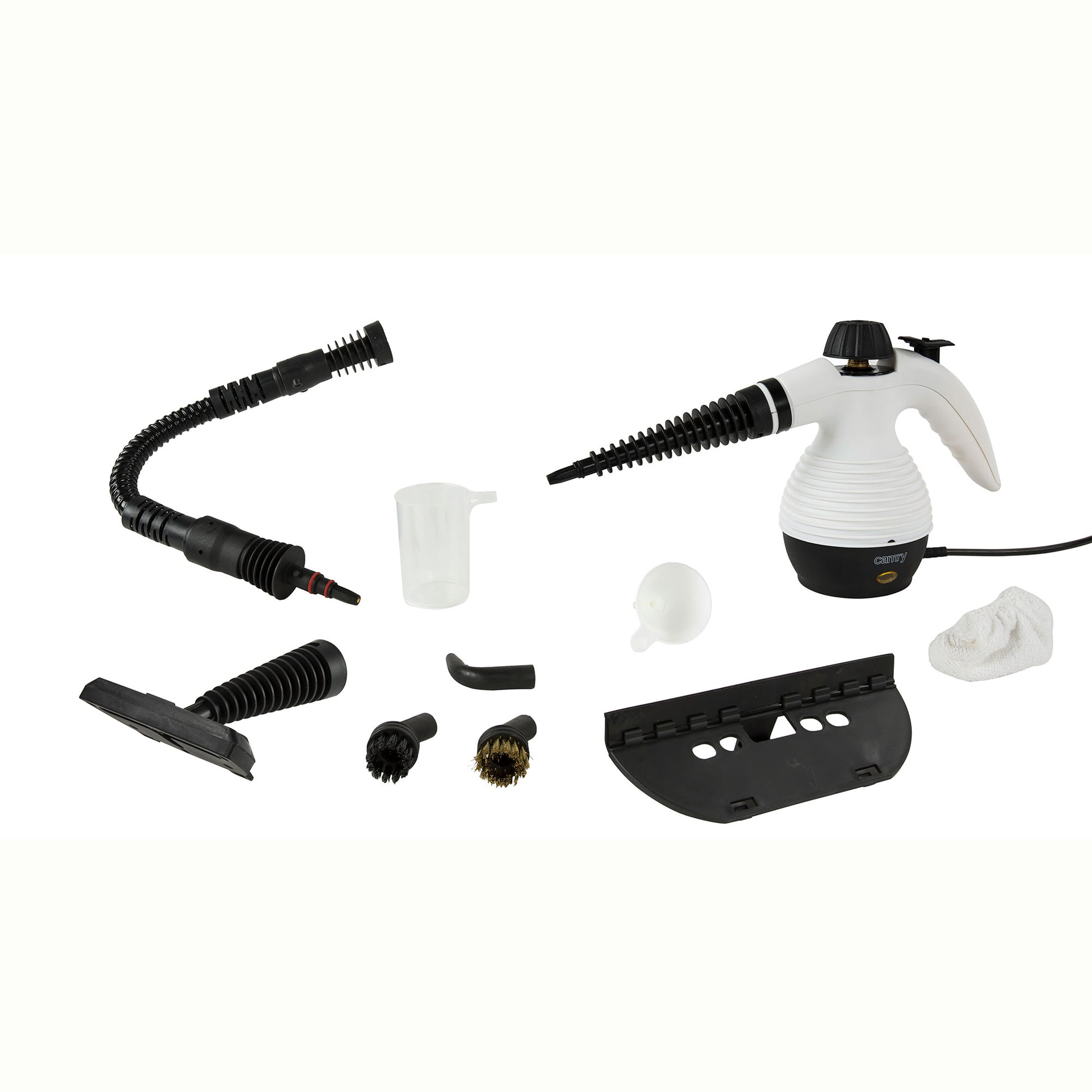 Vaporeta Limpiador Vapor A Presión 3,5 Bar, Desinfección Portátil Depósito 350ml, 10 Accesorios Camry Cr7021, Blanco/negro_1