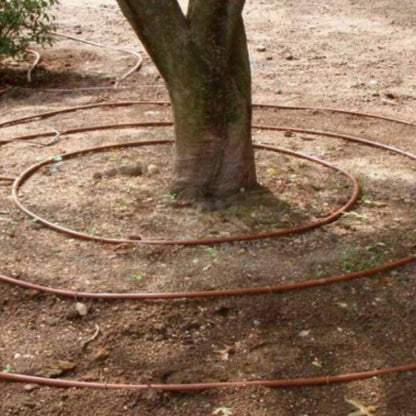 Tubo castanho com gotejadores integrados 16 mm Aqua Control 100 m