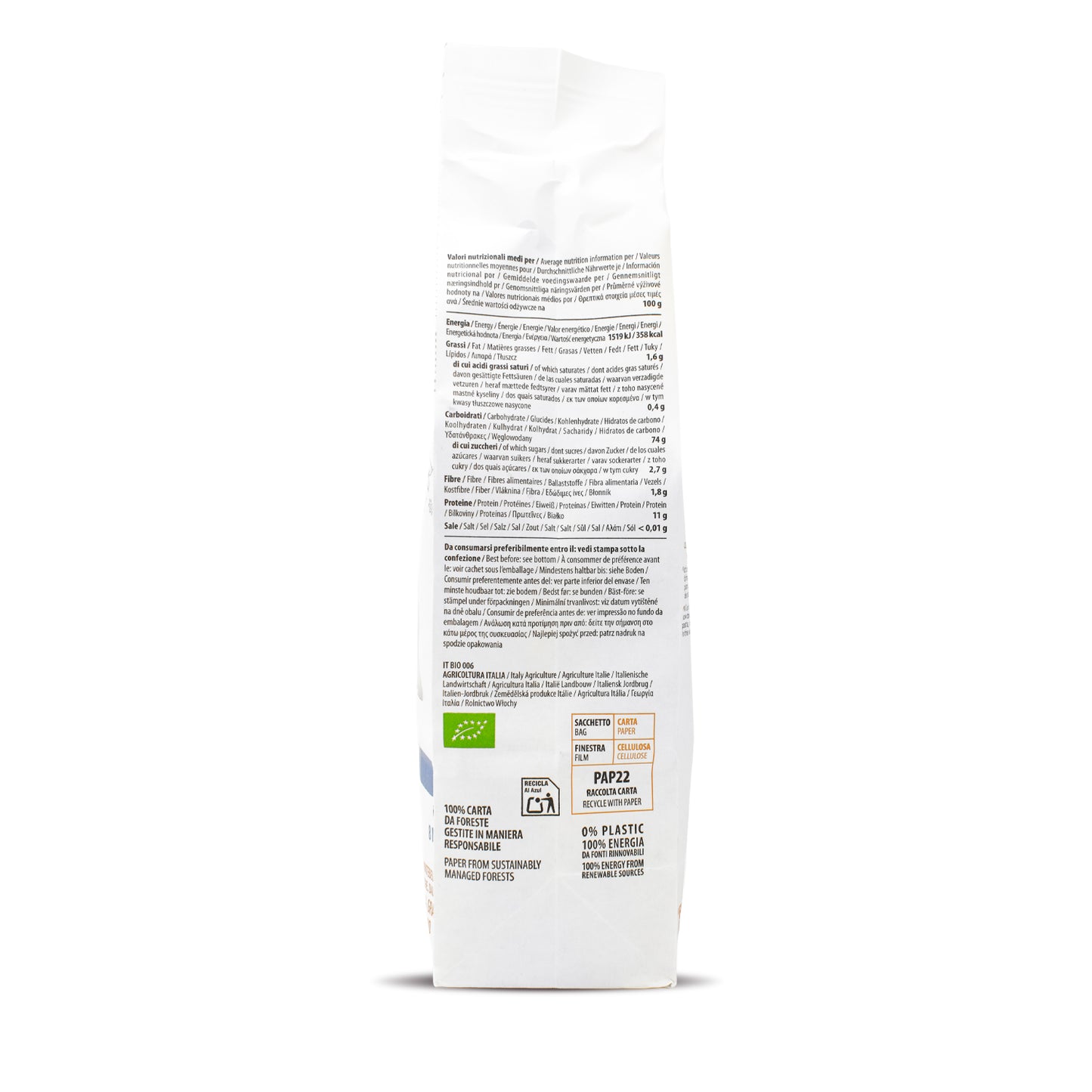 Fusilli espelta bio Girolomoni 500g