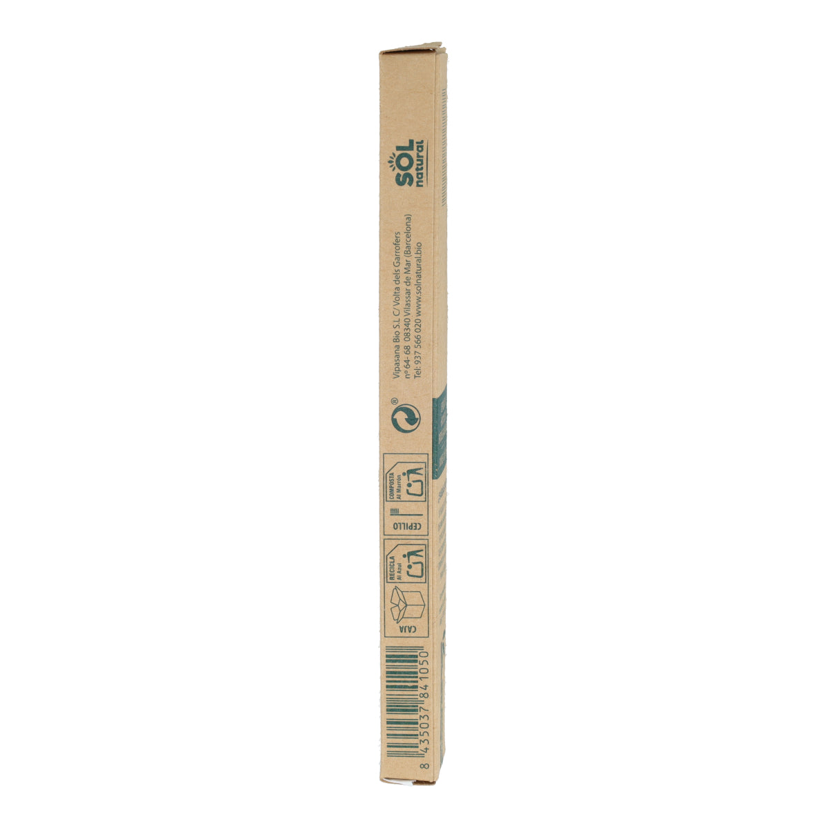 Escova de dentes em bambu Sol Natural para adultos