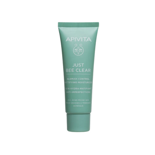 Creme hidratante matificante anti-nódoas Just Bee Clear, Apivita, 40 ml