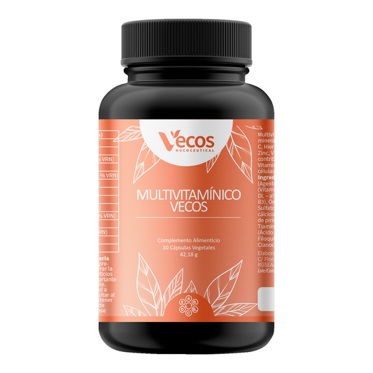 Multivitamínico Completo Vecos 30 Cápsulas | Para Energía Diaria Y El Cansancio_0