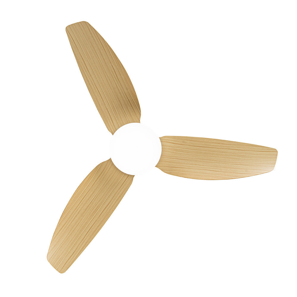 Ventilador Dc Borax 20w Blanco 3 Aspas Haya 6vel. 3000-6500k 2350lm C/remoto, Mem., Timer 27x101x101cm_2