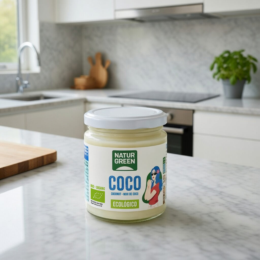 Óleo de coco biológico, NaturGreen 200 g