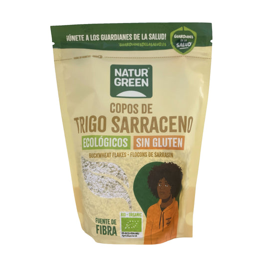 Flocos de trigo sarraceno BIO sem glúten Naturgreen, 250 g