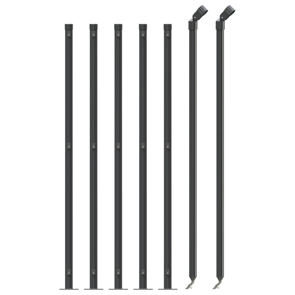 Cerca De Alambre Con Brida Gris Antracita 1x10 M / Vetonek_2