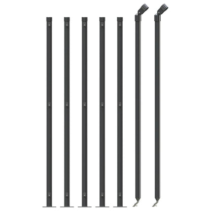 Cerca De Alambre Con Brida Gris Antracita 1x10 M / Vetonek_1